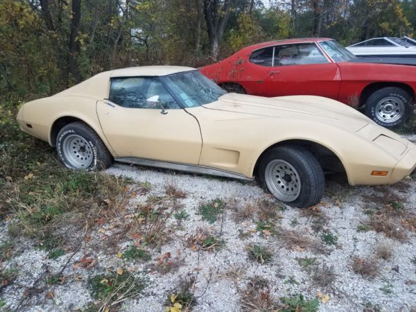 Yellow 1977 c3 Corvette BobsClassicCars.com