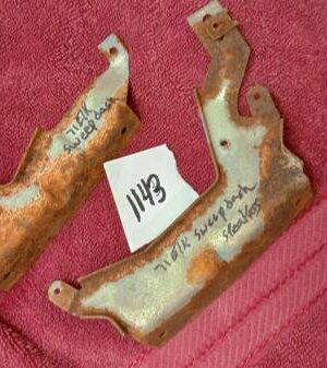 1970-1972 GM Chevelle El Camino front speaker dash brackets