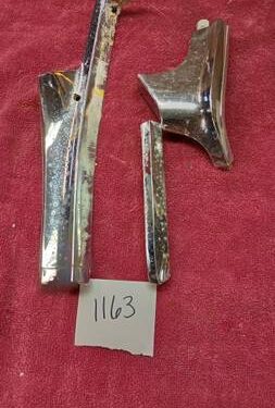 1968-1972 El Camino chrome D.S. upper P.S lower